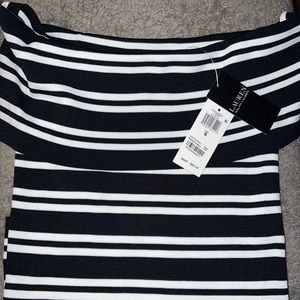 Ralph Lauren off the shoulders